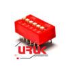 6 Pin Flat Toggle Switch 2.54mm