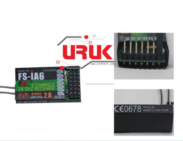 2.4GHz 6-Channels Transmitter with FS-iA6 Receiver for Multi-copter Drone - Image 8