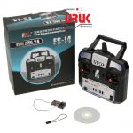 2.4GHz Radio 4-Channels Transmitter with FS-A6 Receiver
