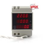 Din Rail AC Multifunction Meter 80-300V 100A LED Display