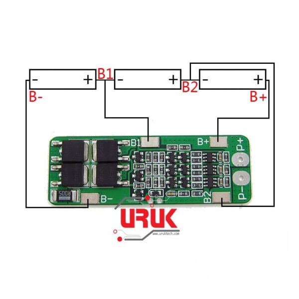 3S 20A Li-ion Li-Po Battery 18650/26650 Charging BMS Protection Board 12.6V - Image 2