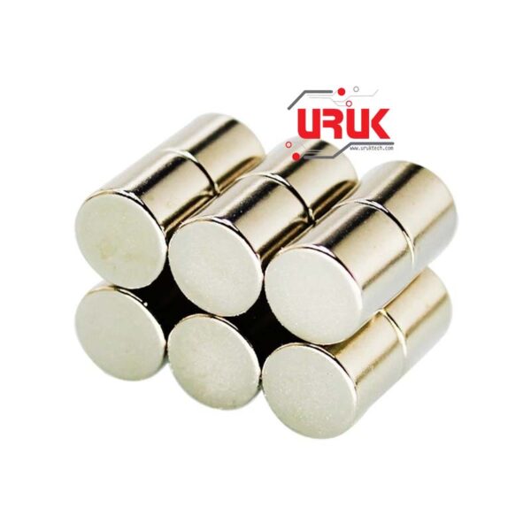 Neodymium Magnet NdFeB 10mm x 10mm Rounded Shape - Image 3