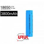 Rechargeable 3.7V Li-ion 3800mAh Battery 18650