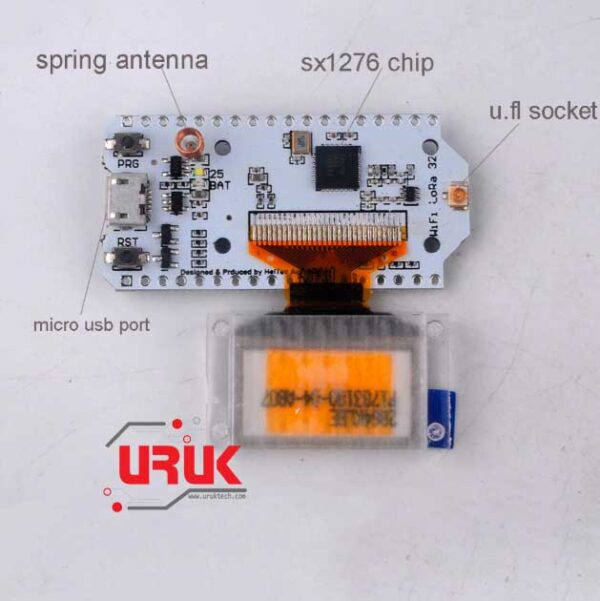 LoRa 868MHz Module for IoT with OLED Display Integrated Wifi and BLE Bluetooth - Image 6