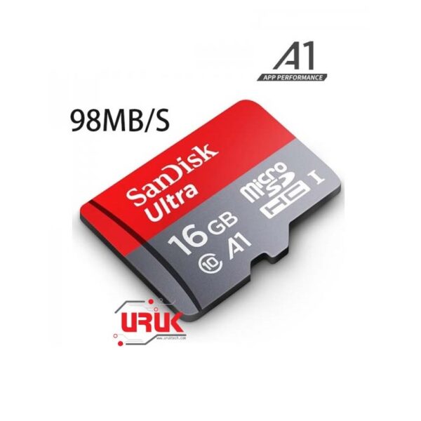 SanDisk 16GB Ultra MicroSDHC Class 10 Memory Card