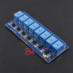 8 Channels 12V Relay Module with Optocouplers
