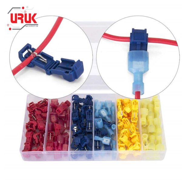 Wire Splice Fully Insulated T-Tap Electrical Connectors 60 Pairs