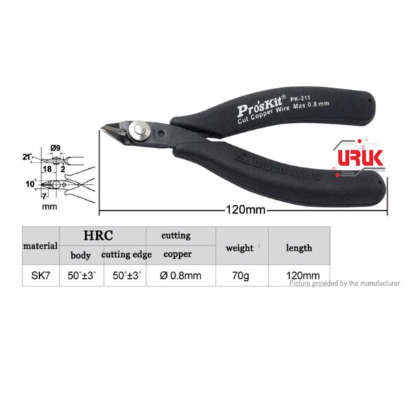 Proskit 1PK-211 Sider Cutter Pliers - Image 5