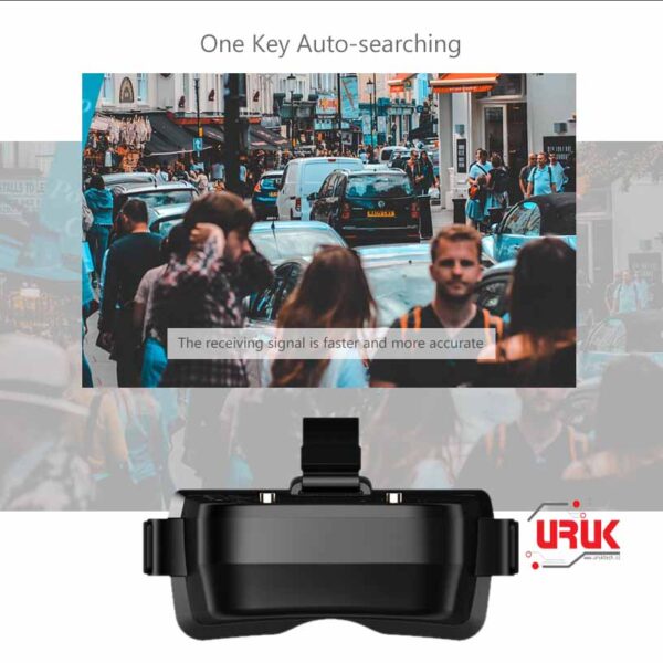 3 Inch 480X320 Display 5.8GHz 40CH FPV Goggles Built-In Battery - Image 2