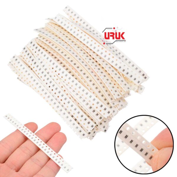 660pcs of SMD (1206) Resistor Kit, 1ohm-1M Ohm 1% 33 values, 20pcs of each value