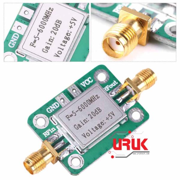 6GHz 20dB Low Noise Wide-band RF and Microwave Amplifier Module - Image 4