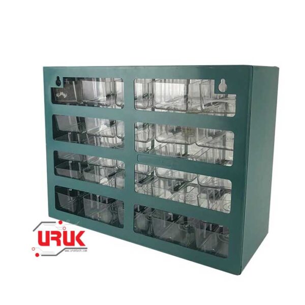 Wall Mounted 25 Drawers Storage Case - Image 5