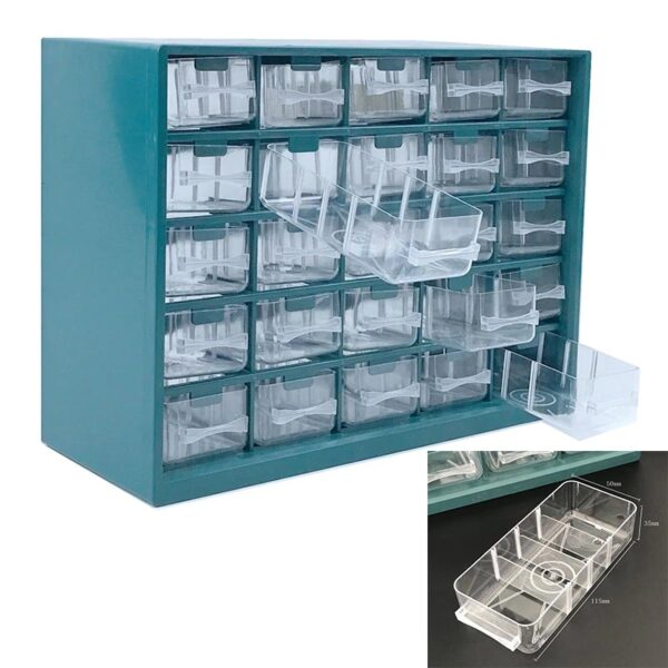 Wall Mounted 25 Drawers Storage Case