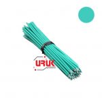 5pcs Green Tin-Plated Jumper 24AWG 8cm Wires with Tine-plated Ends