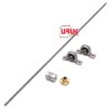 T8 Lead Screw 1000mm with Screw Set, Coupling Shaft and Mounting Bearing - Image 2