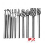10pcs HSS Rotary Drill Carbide Bits Set