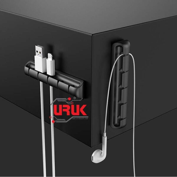 Silicone Adhesive 5 Cables Organizer - Image 5