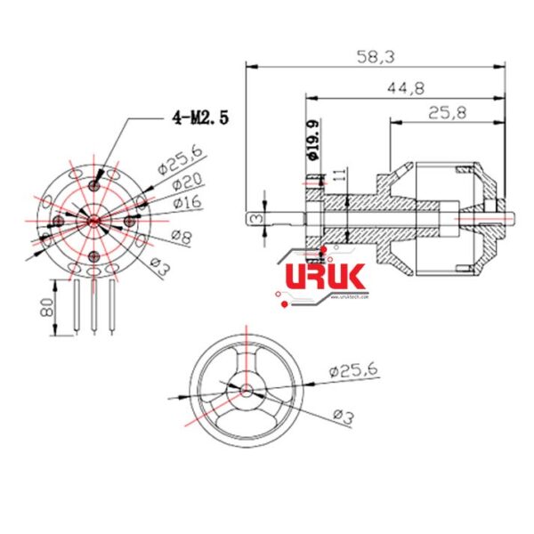 Electric Ducted Fan (EDF) 4300KV with 40ESC 3-4S - Image 6