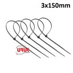 5pcs Self-Locking Nylon Cable Ties 3x150