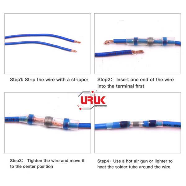 Thermal Shrink Tube Connector with Solder Extrusion 1.5-2.5mm² - Image 5