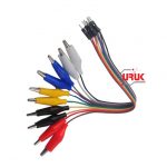 10pcs Double-end Alligator Clips 20cm Wire Jumper Test Lead