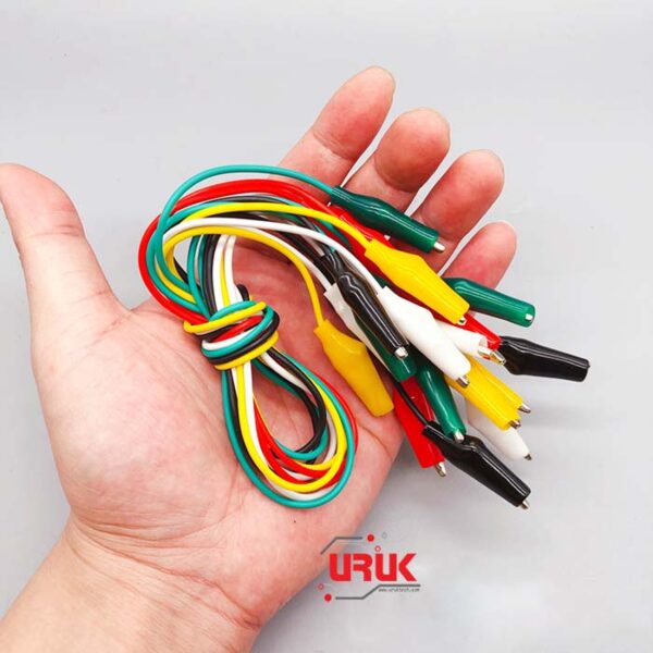 10pcs Double-headed Alligator Clip 50cm Wires  - Image 2