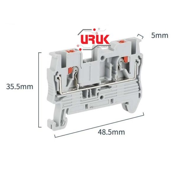 Din Rail Quick Wiring Push-in Terminal Connector - Image 6