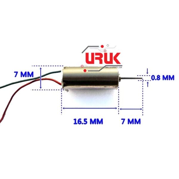 Pair of DC 3.7V 48000RPM Coreless Motor with Propellers - Image 4
