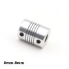 8mm x 8mm Aluminum Flexible Shaft Coupling