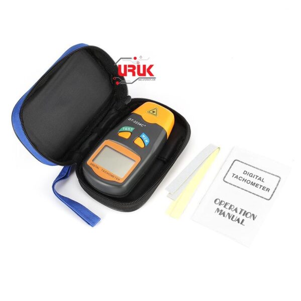 Handheld LCD Digital Tachometer RPM Speed Measurement