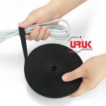 1m Black Nylon Cable Belting Adhesive Tie