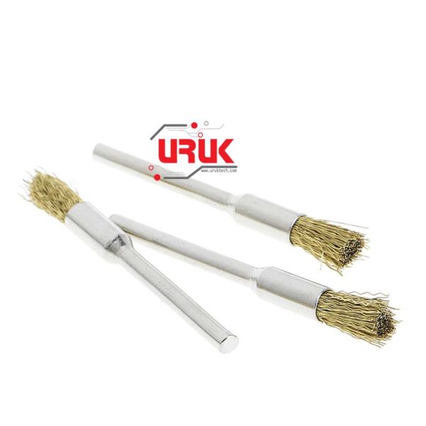 3 Brass Wire Brushes Rotary Tool for Grinding and Engraving. - Image 6