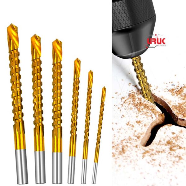 6pcs Twist Cobalt Drill Bit Set for Cutting Drilling Polishing - Image 2
