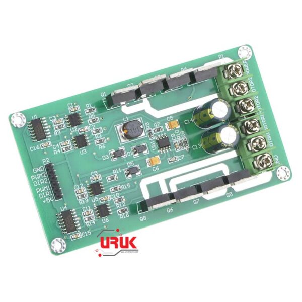 Dual Motor Driver Module Board H-Bridge PWM DC 36V 10A Peak 30A