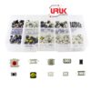 250pcs SMD Tactile Push Button 10 Types