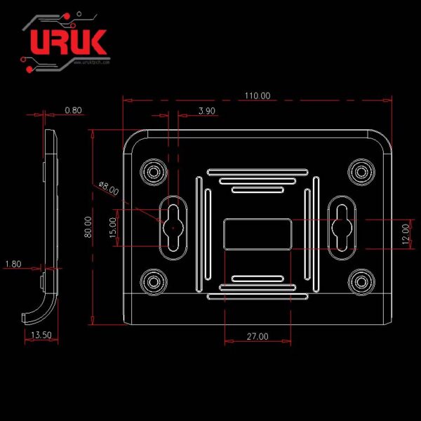 Wall Mounting Plastic Enclosure Box 110x80x25mm - Image 7