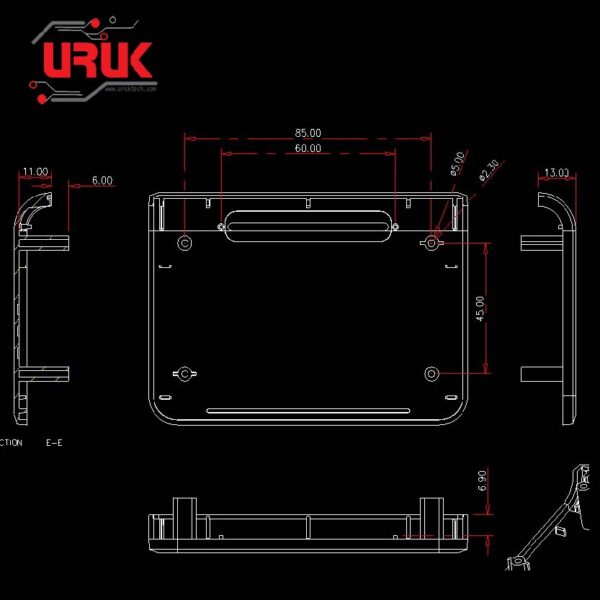 Wall Mounting Plastic Enclosure Box 110x80x25mm - Image 9