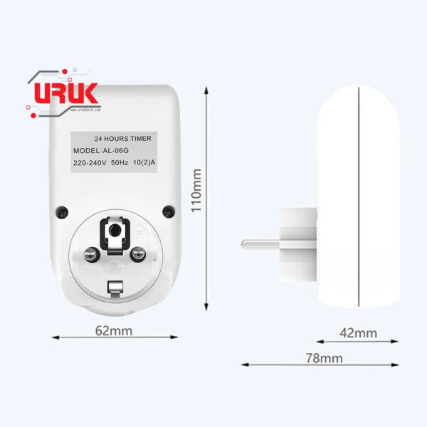 Digital Smart Timer Switch Outlet Plug 230VAC - Image 4