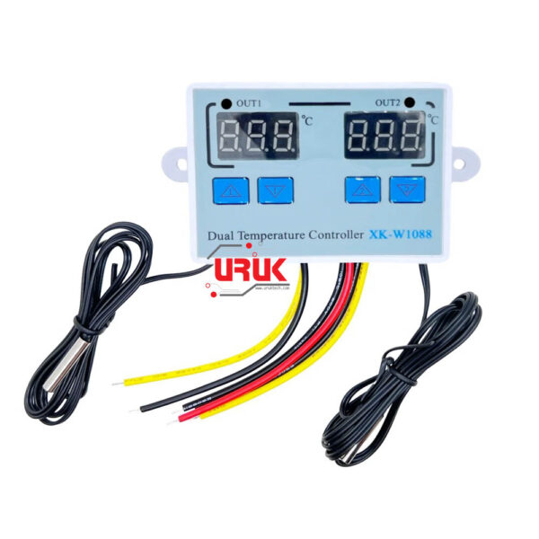 Dual LED Digital Temperature Sensor Meter Controller 110 – 220VAC