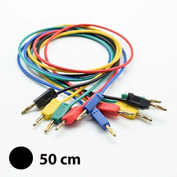 Black Banana Terminal Wire 2mm (50cm)