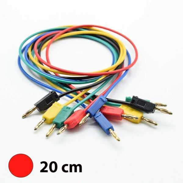 Red Banana Terminal Wire 2mm (20cm)
