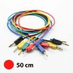 Red Banana Terminal Wire 2mm (50cm)