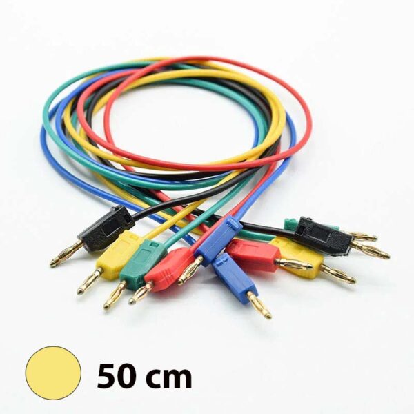 Yellow Banana Terminal Wire 2mm (50cm)